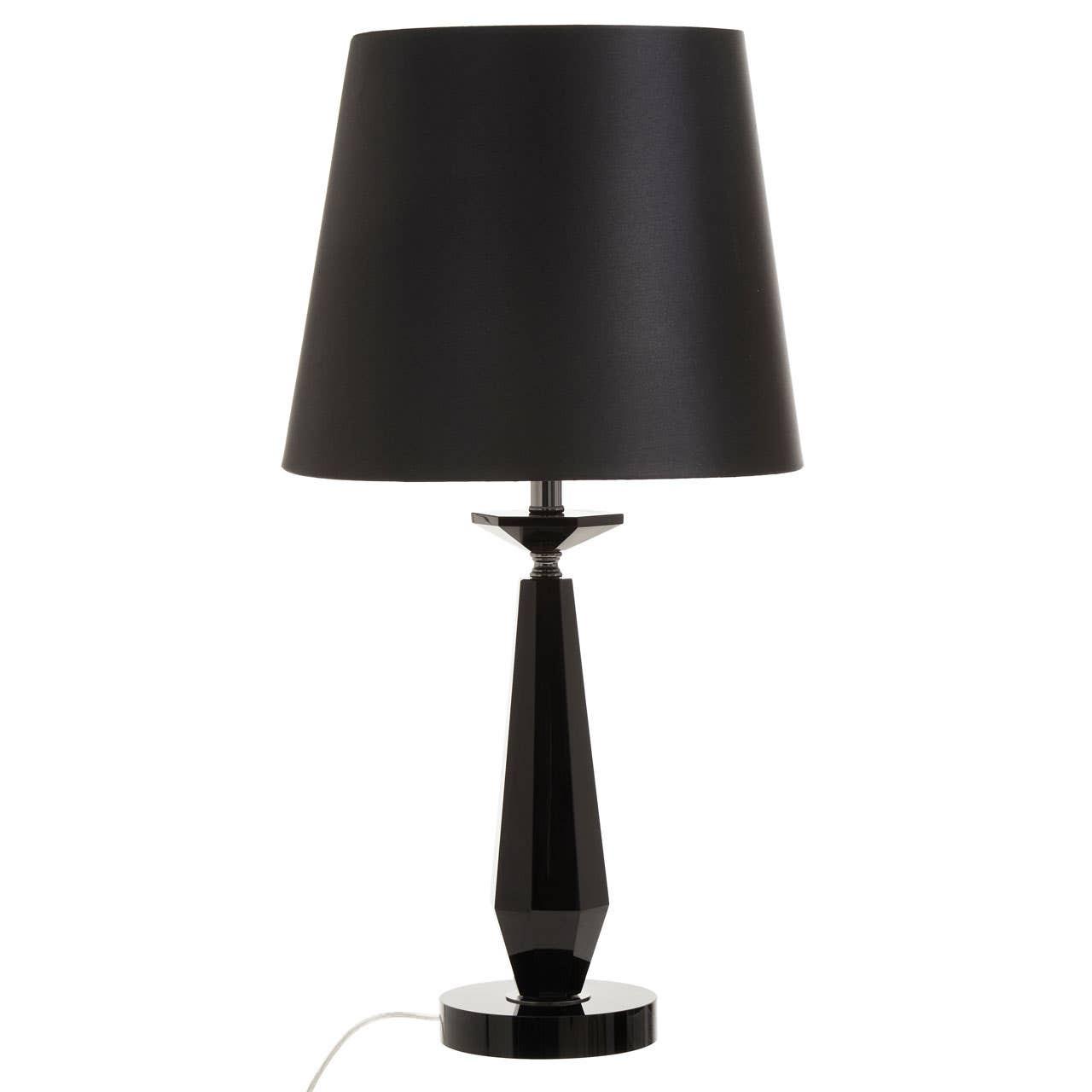 Hexum Black Crystal Glass Table Lamp | Kaiku