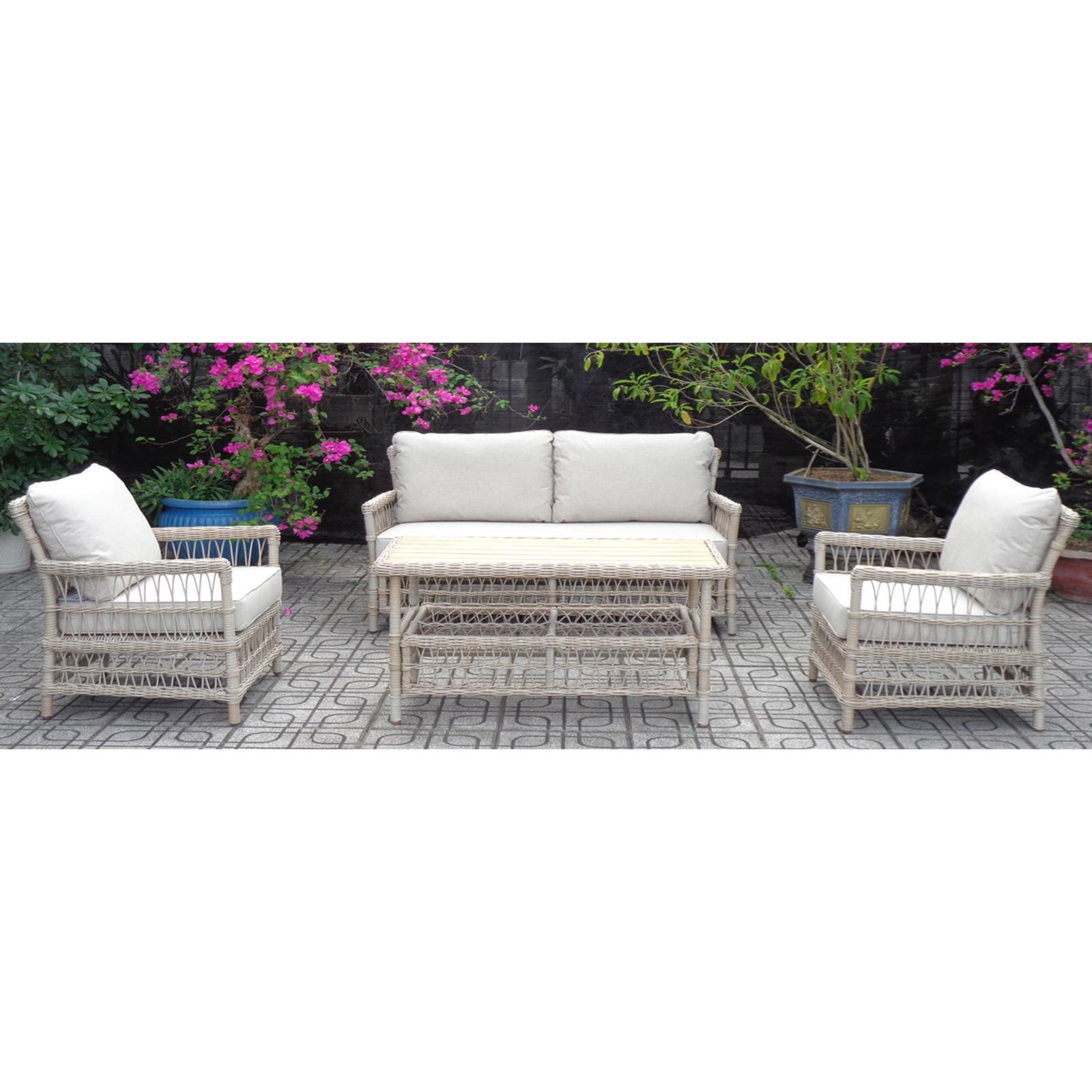 Provence Collection Outdoor 4 Seater Lounge Set | Kaiku
