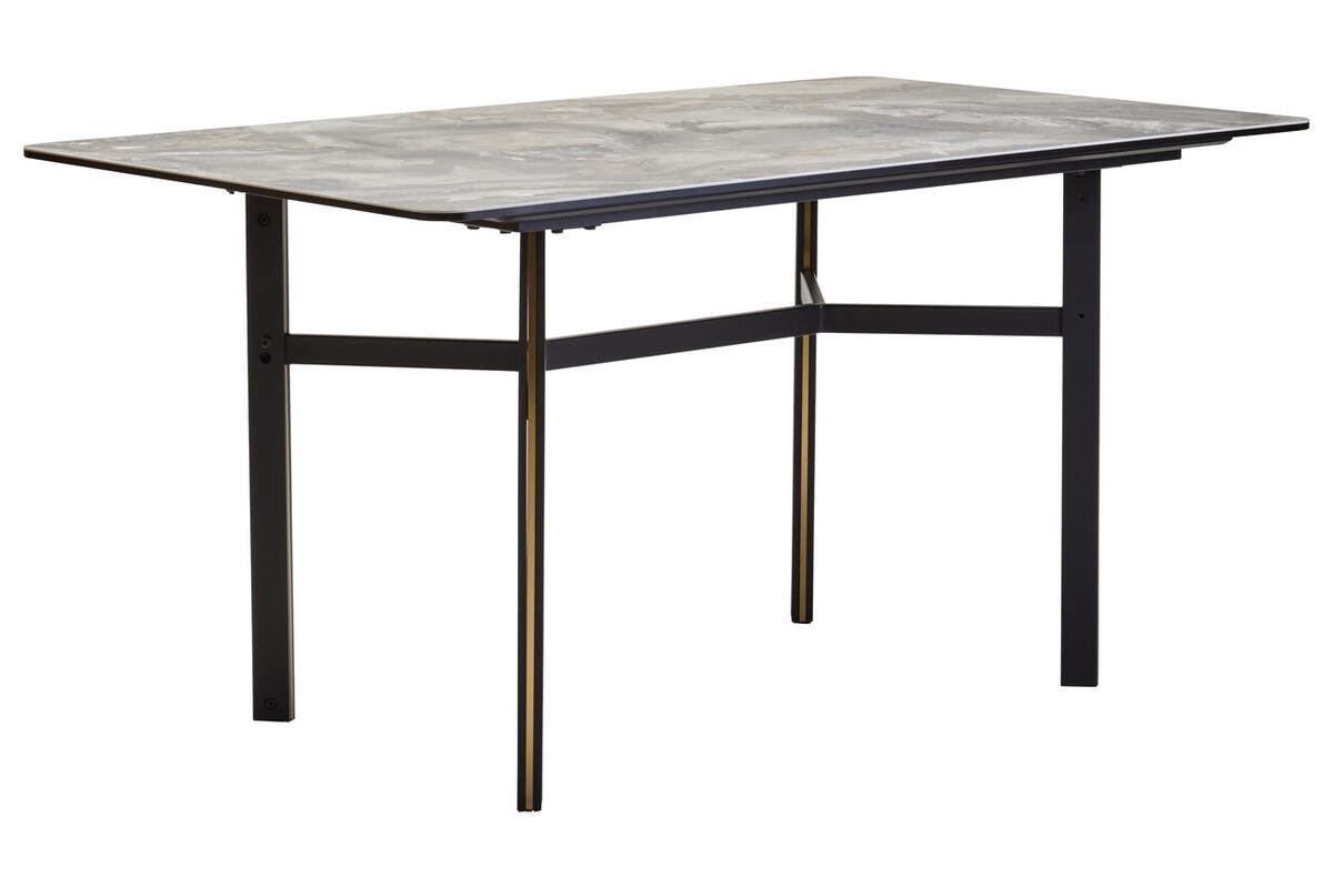 Imperia Ceramic Marble Effect Rectangular Dining Table | Kaiku