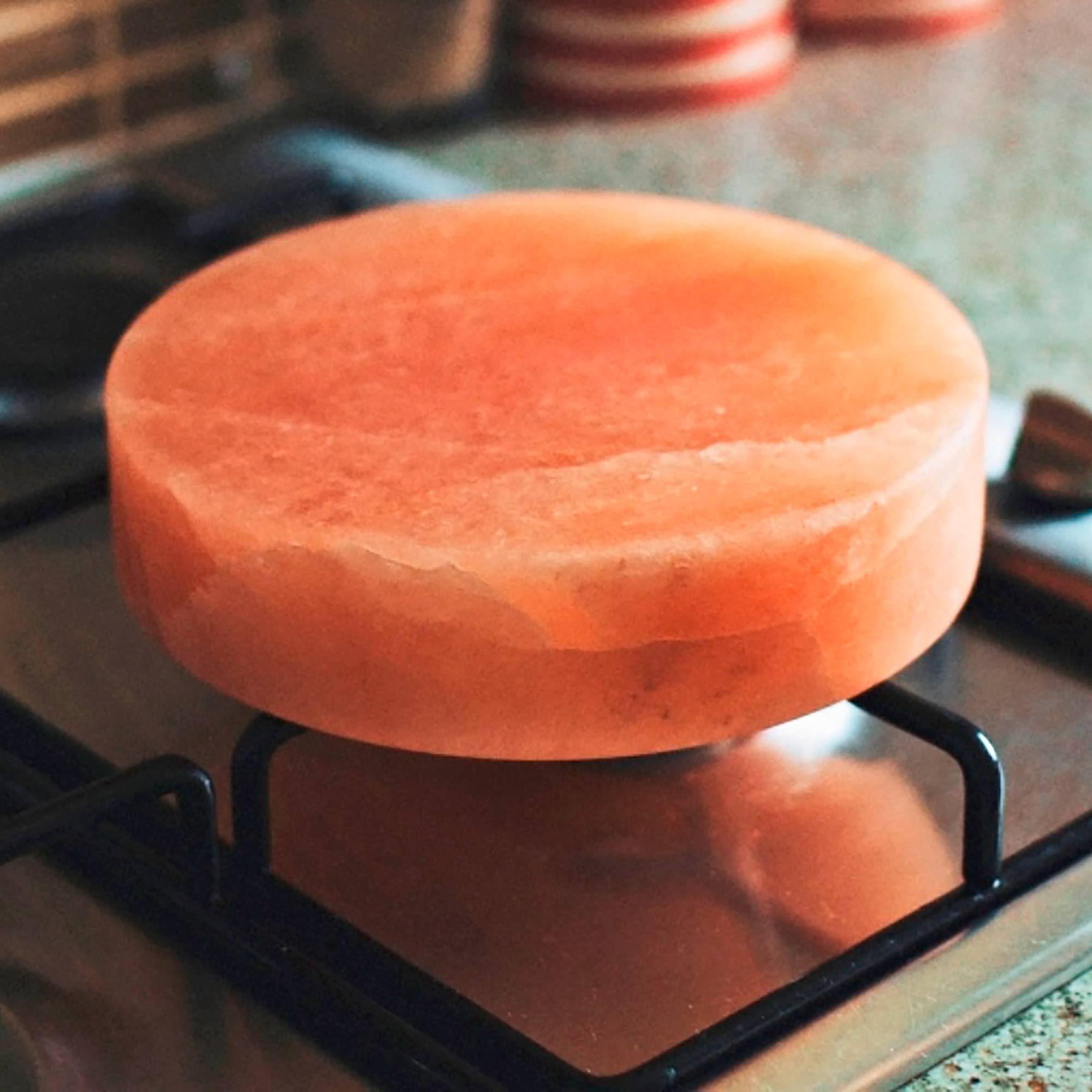 Himalayan Salt Cooking Plate - Round - 20x20x5cm | Kaiku