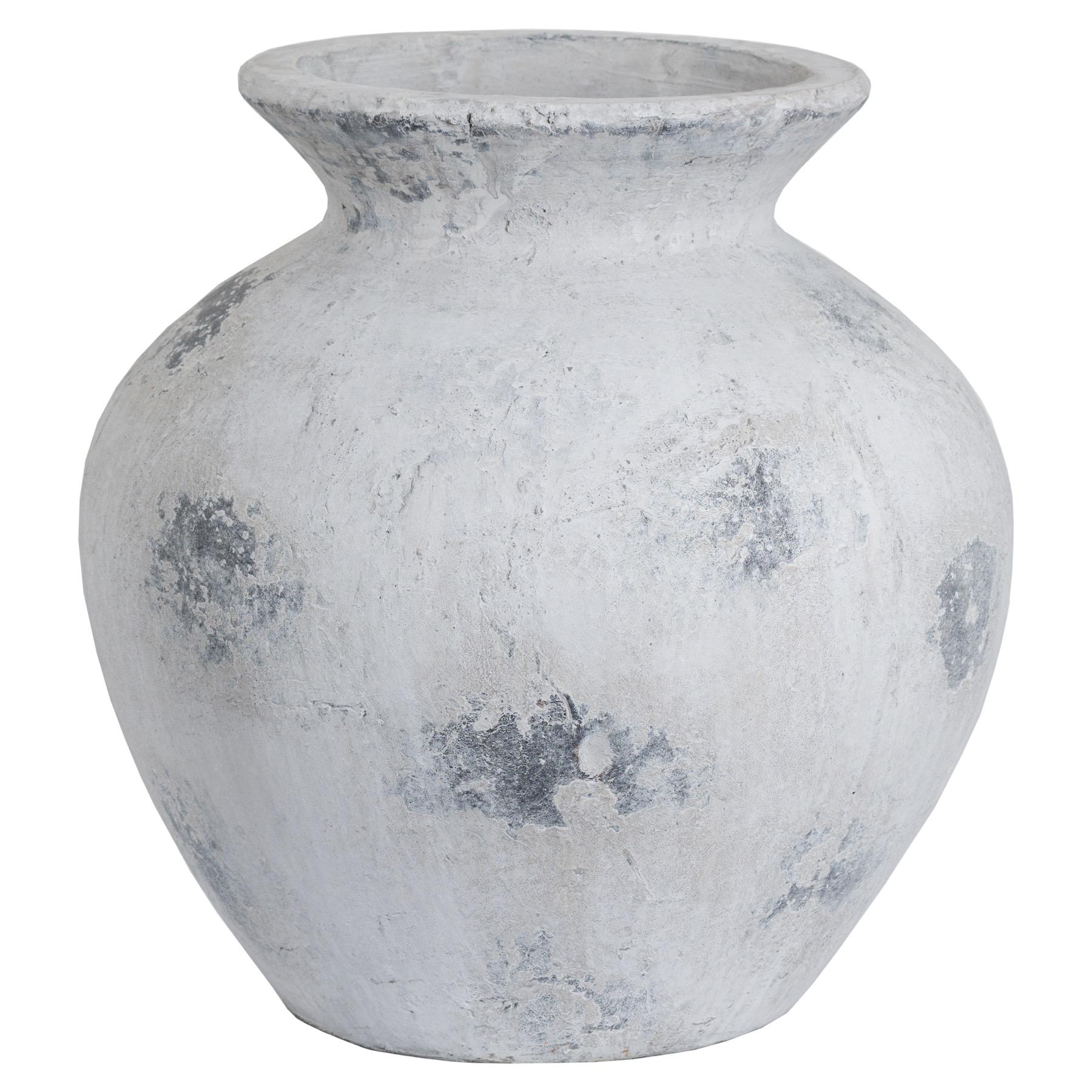 Downton Large Antique White Vase | Kaiku