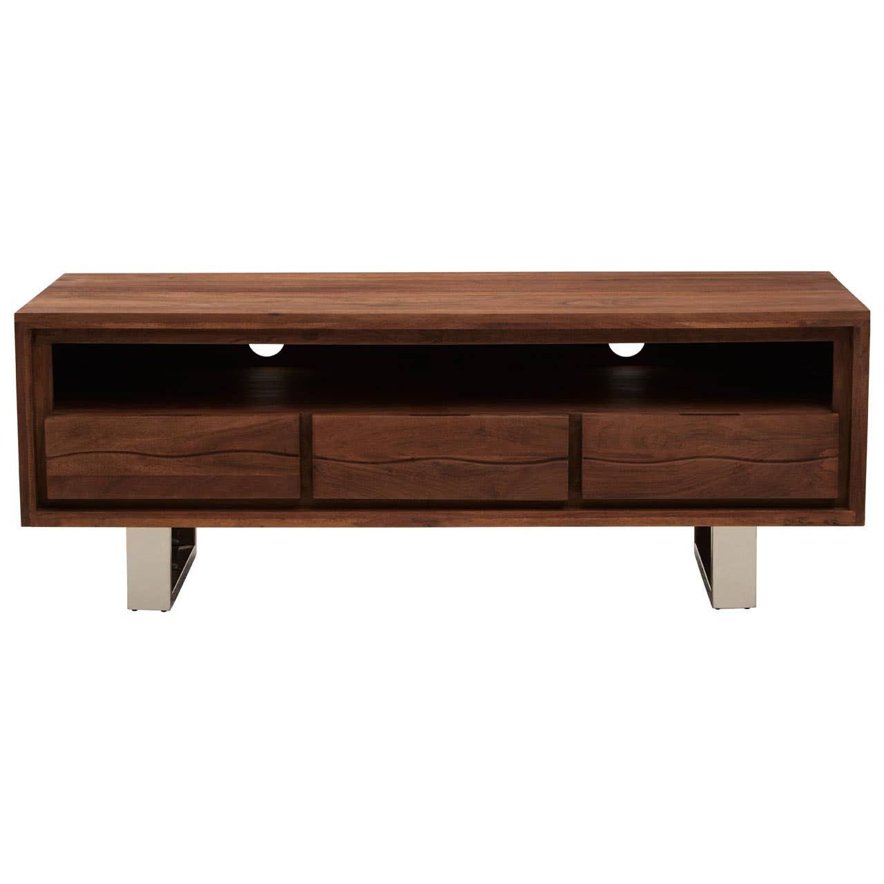 Simla Acacia Wood Media Unit | Kaiku