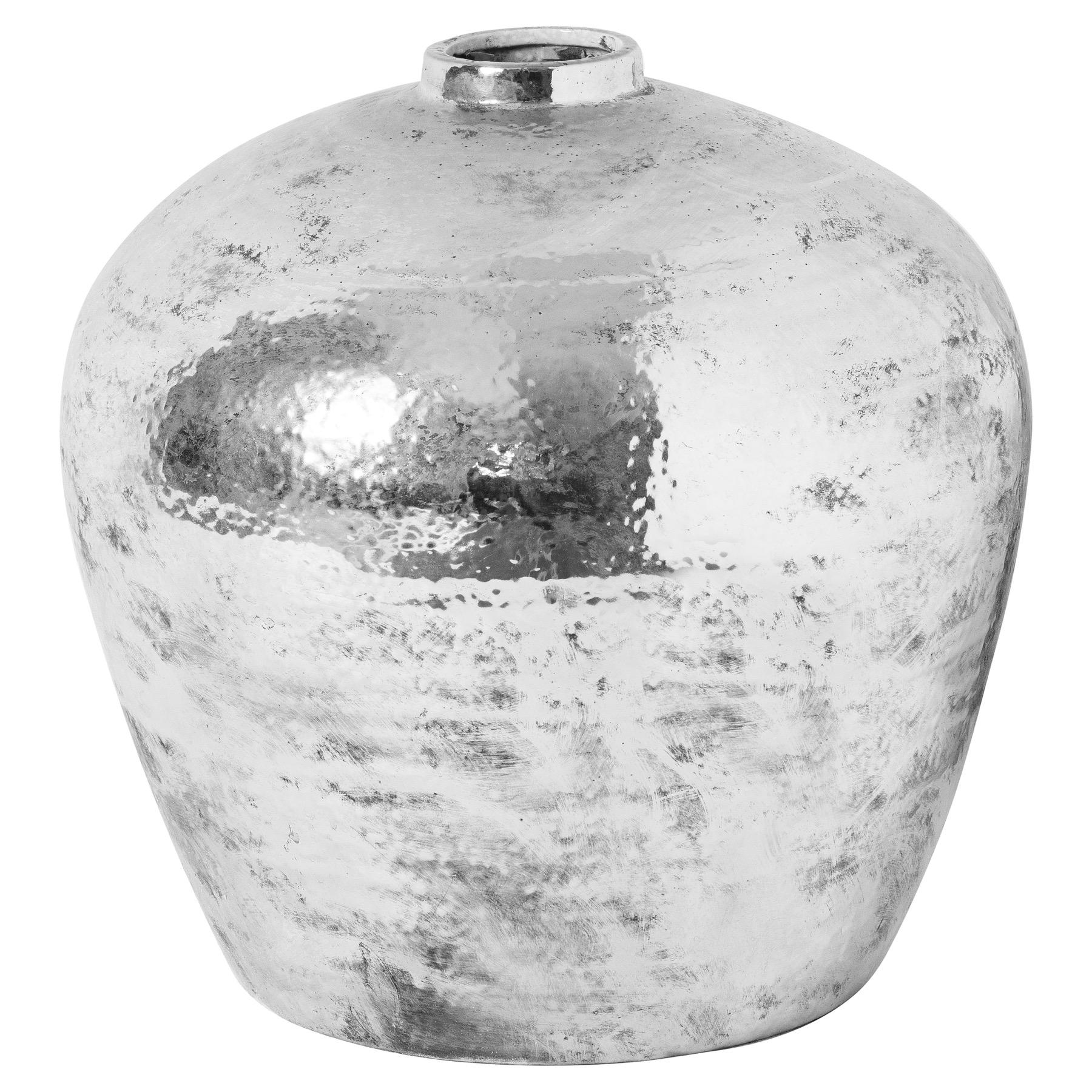 Hammered Silver Astral Vase | Kaiku