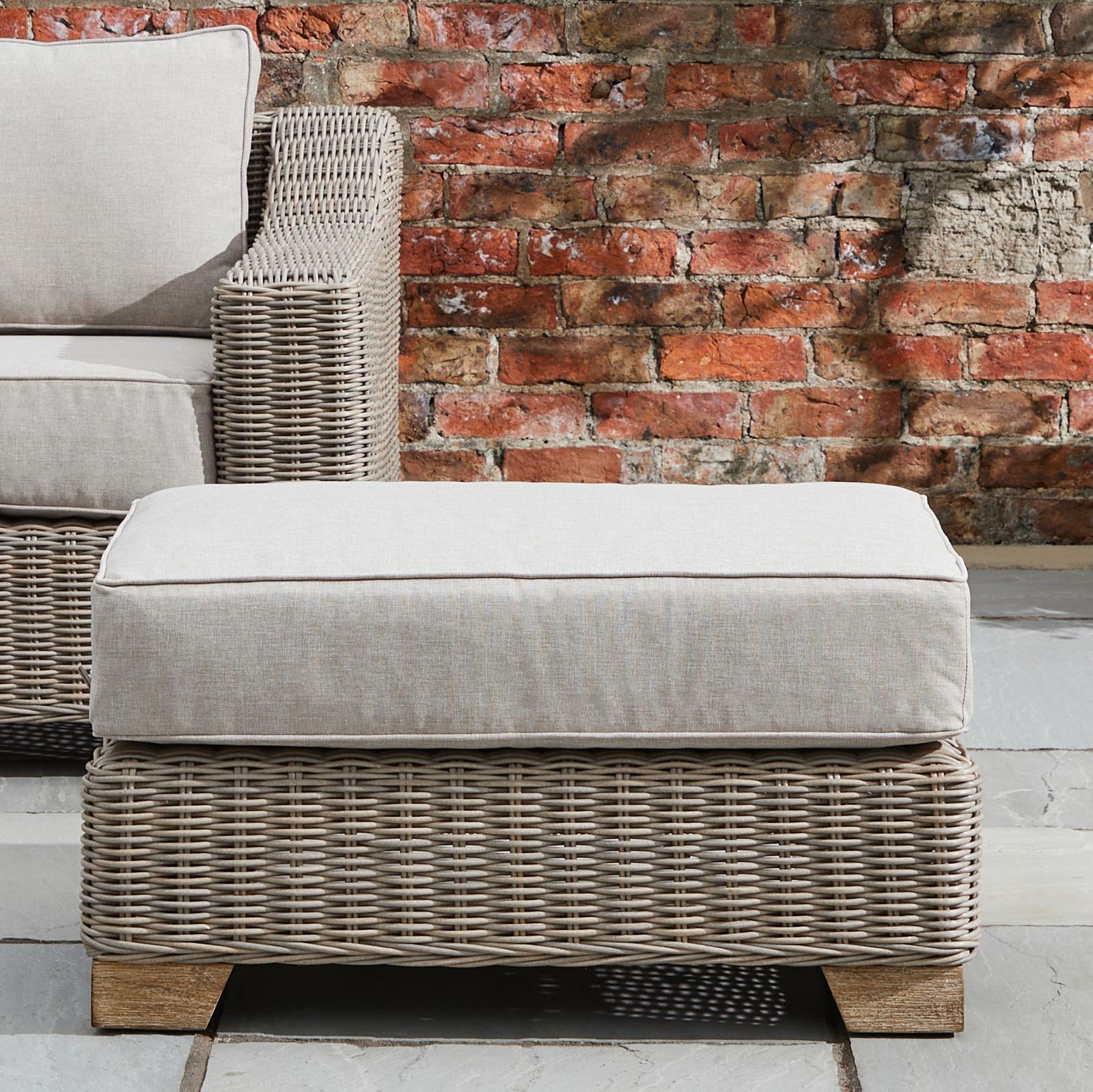 Capri Collection Outdoor Foot Stool | Kaiku