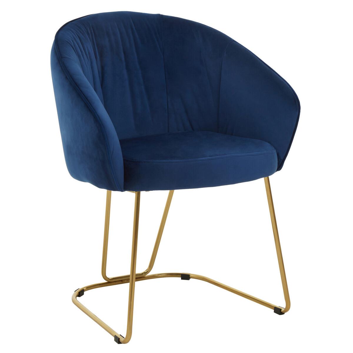 Veneto Midnight Velvet Curved Dining Chair | Kaiku