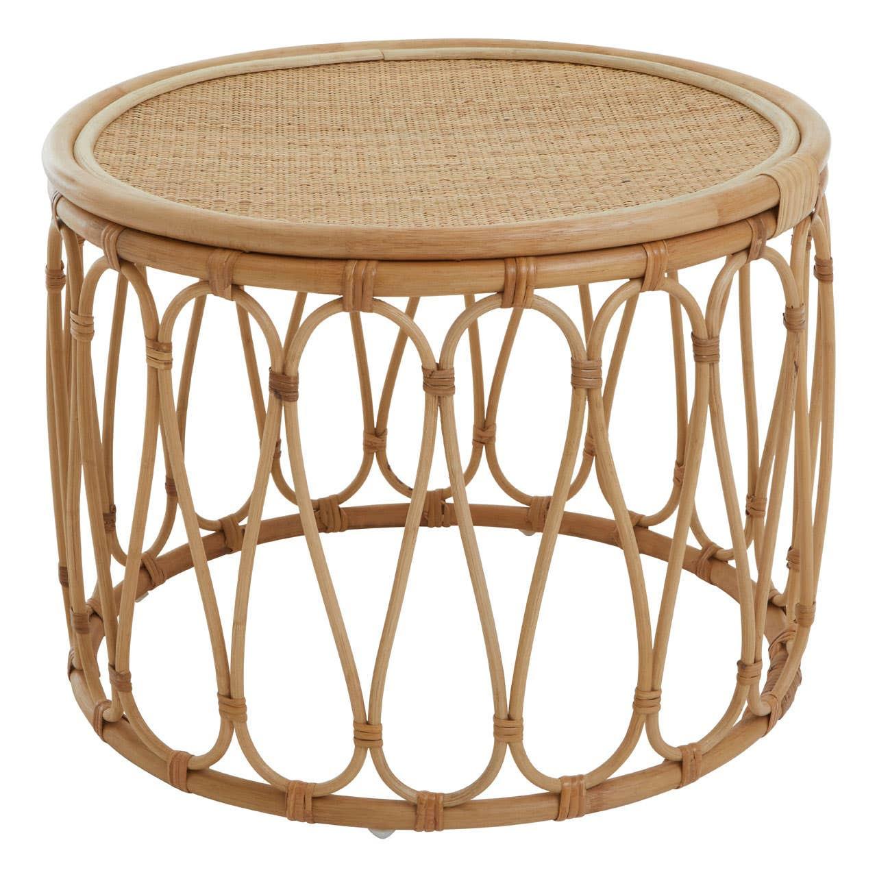 Mataram Natural Rattan Table | Kaiku