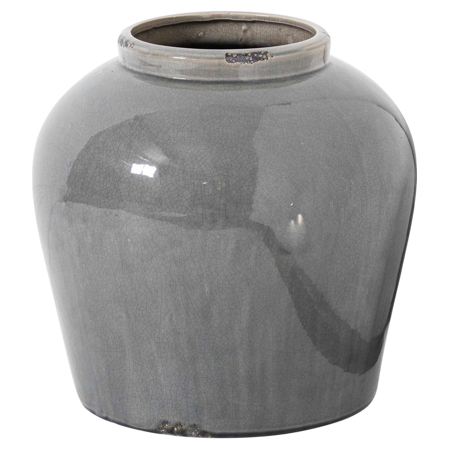 Garda Grey Glazed Juniper Vase | Kaiku