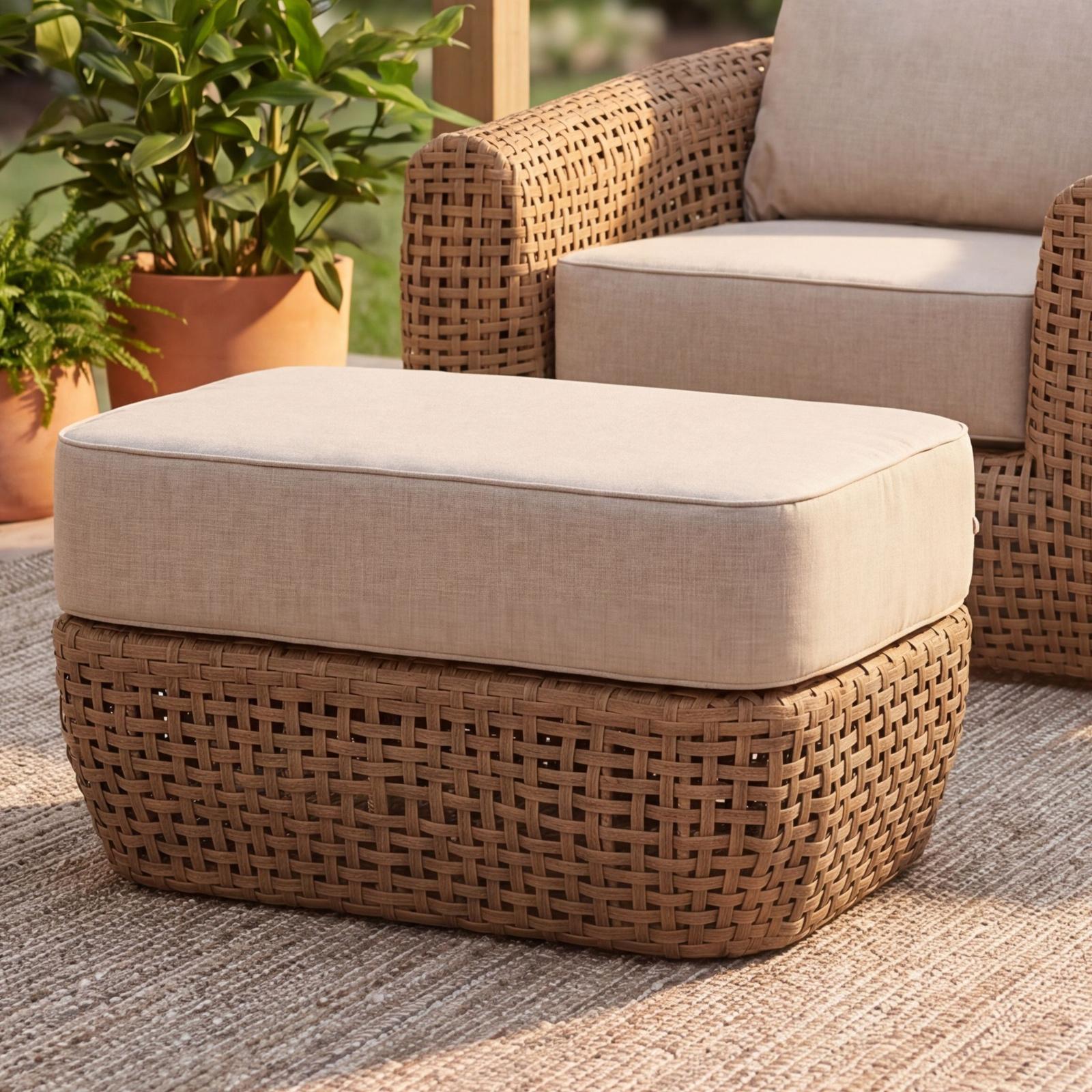 Bloom Collection Outdoor Footstool | Kaiku