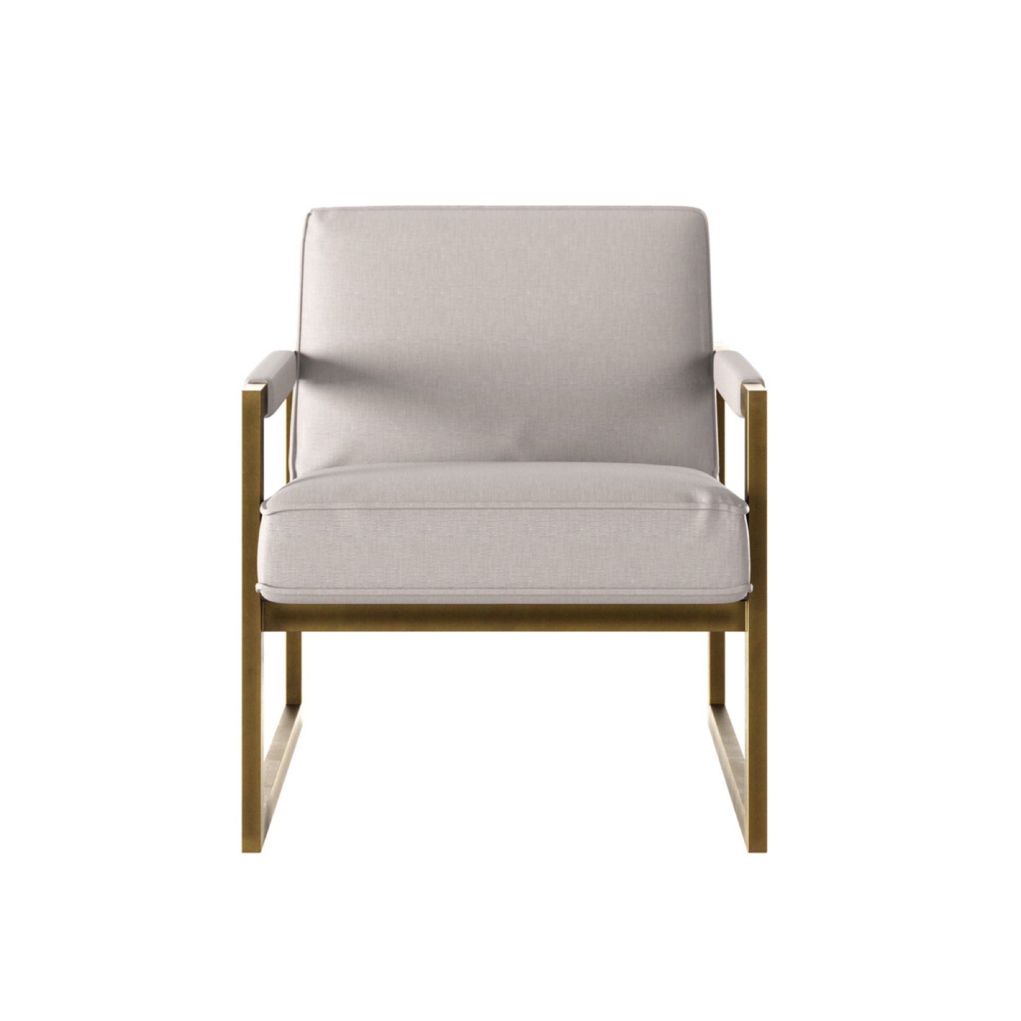 Mickleton Cream Chenille Armchair | Kaiku