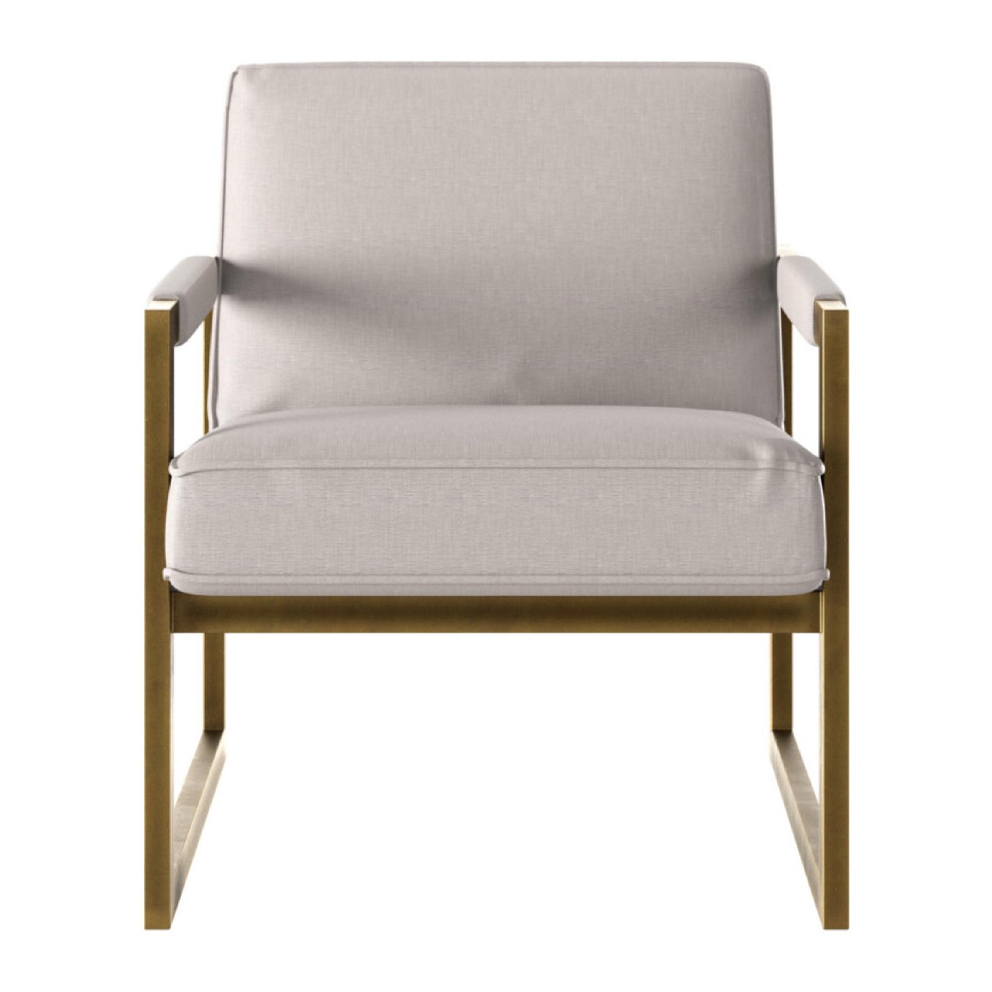 Mickleton Cream Chenille Armchair | Kaiku