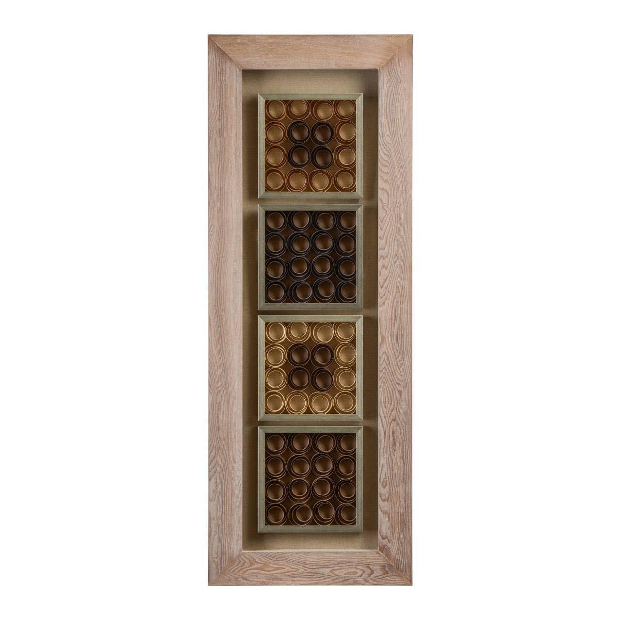 Circle Design Natural Frame Wall Art | Kaiku