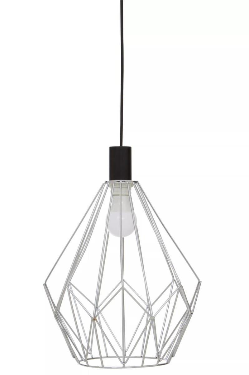 Wyra Chrome Gold Frame Pendant light | Kaiku