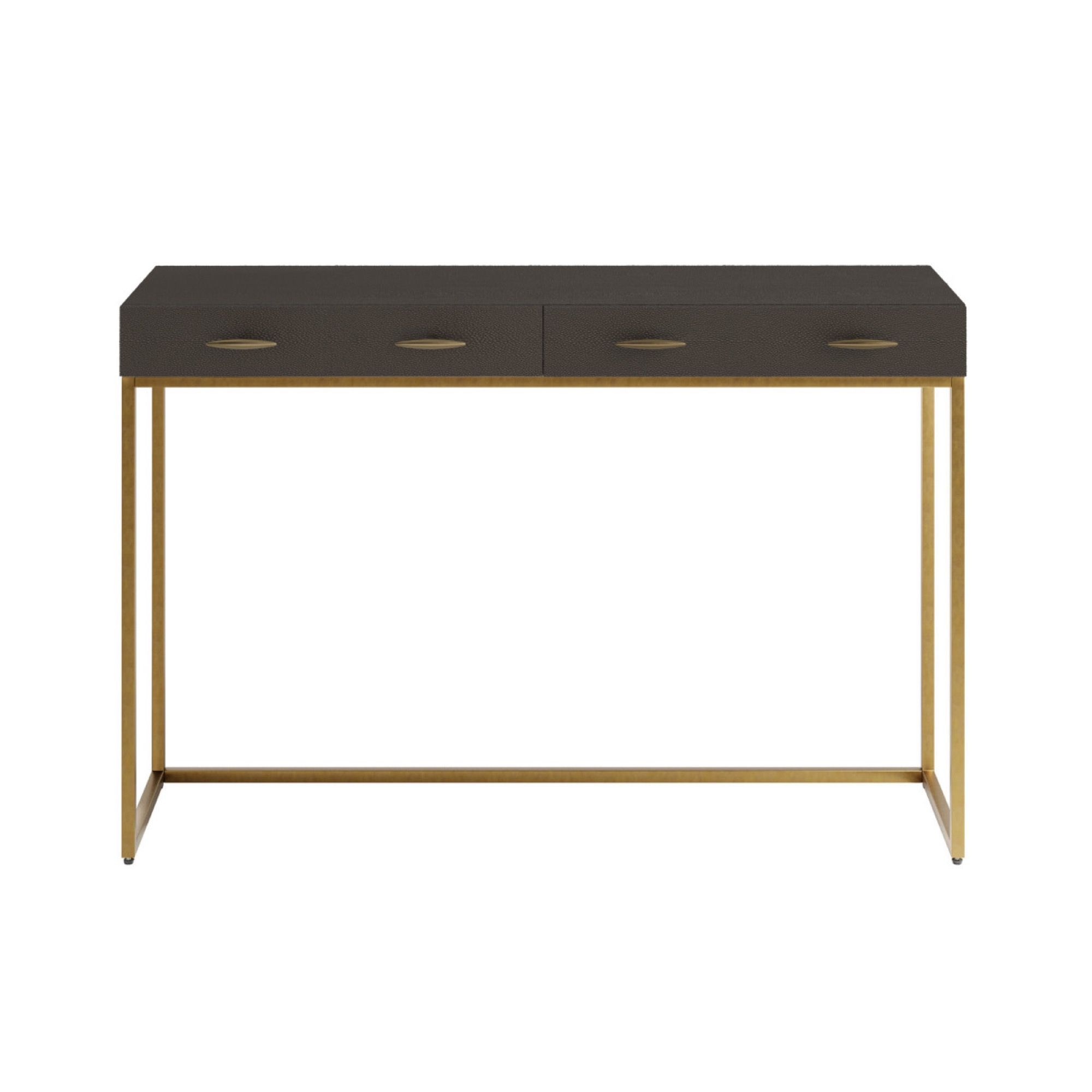 Hampton Brown Shagreen Console Table | Kaiku