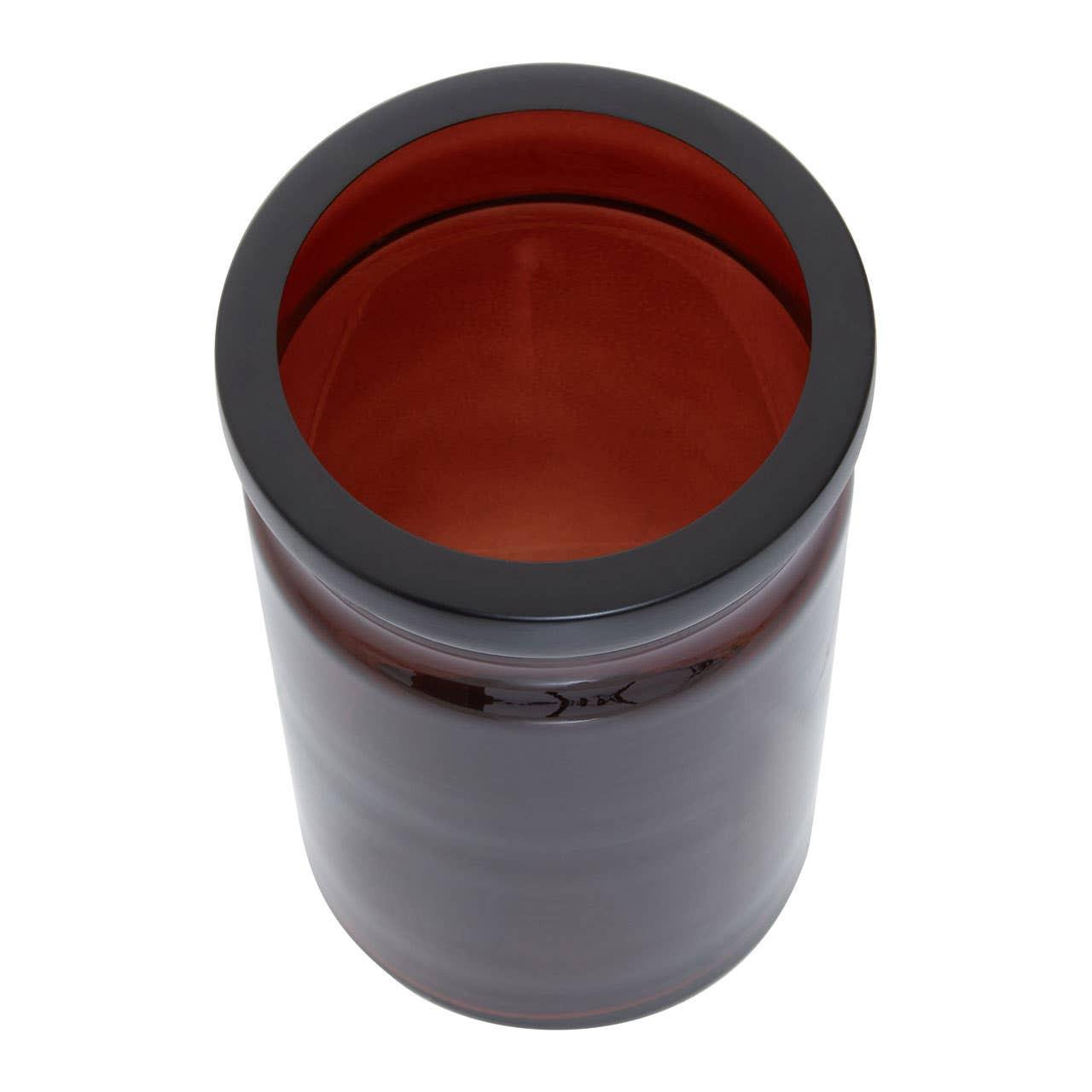 Allegra Brown Glass Bathroom Tumbler | Kaiku