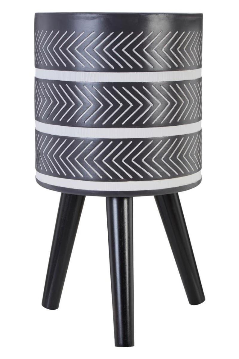 Darnell Large Chevron Planter | Kaiku