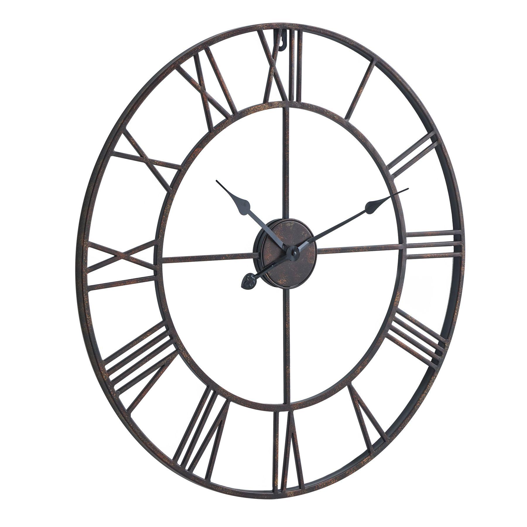 Bronze Skeleton Wall Clock | Kaiku