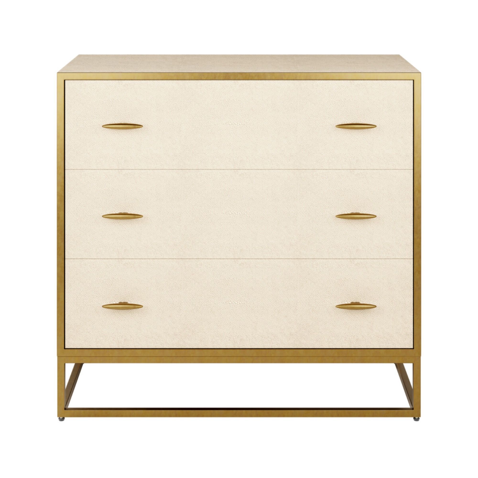 Hampton Ivory Shagreen Chest of Drawers | Kaiku