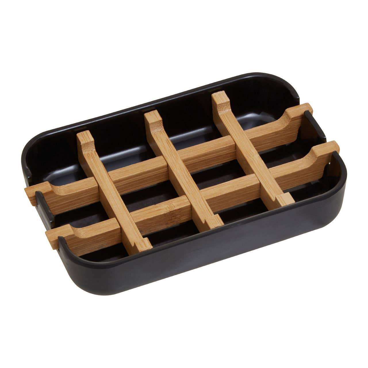 Canyon Black Soap Dish | Kaiku