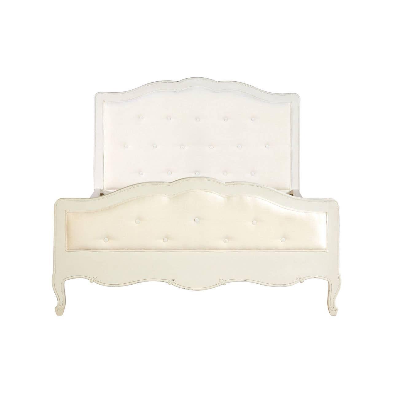 Loire White Double Bed | Kaiku