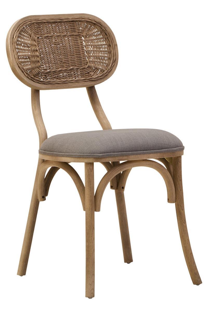 Cebu Grey Wash Elm Wood Dining Chair | Kaiku