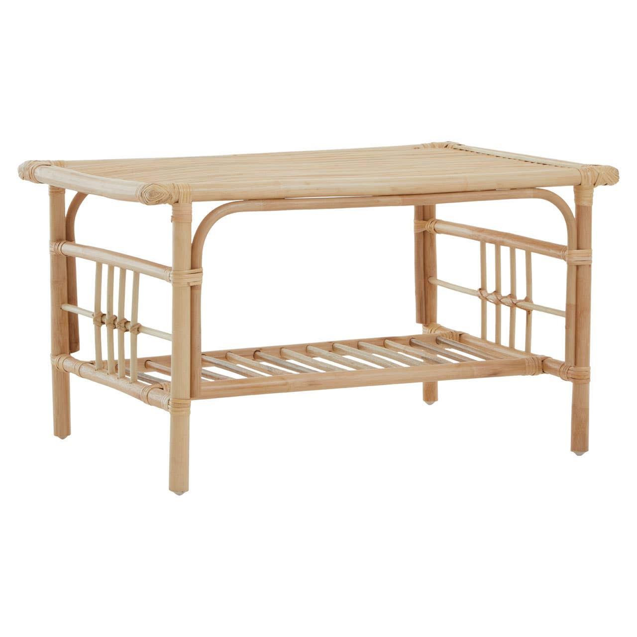 Mataram Natural Rattan Rectangular Coffee Table | Kaiku