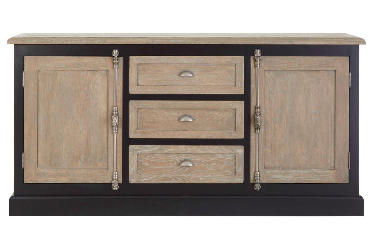 Kensington Townhouse Grey Wash and Antique Black Sideboard | Kaiku