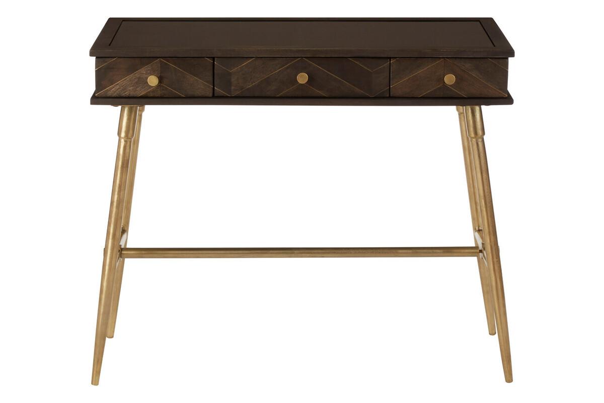 Sagor Mango Wood Console Table with Drawers | Kaiku