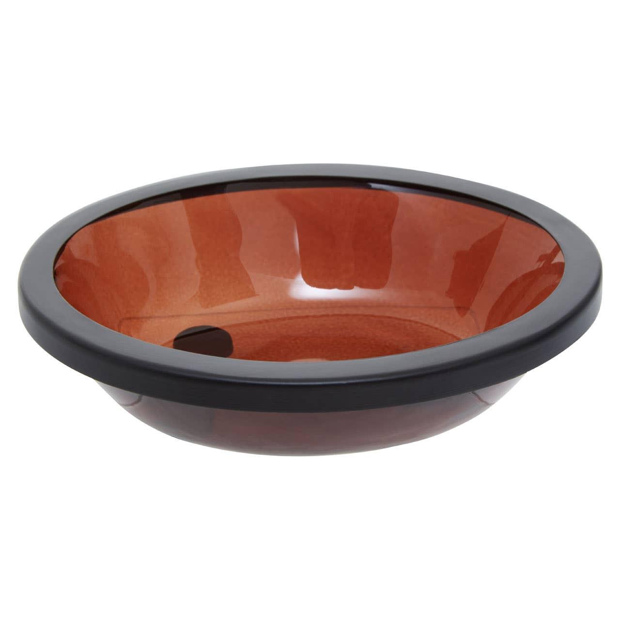 Allegra Brown Glass Soap Dish | Kaiku