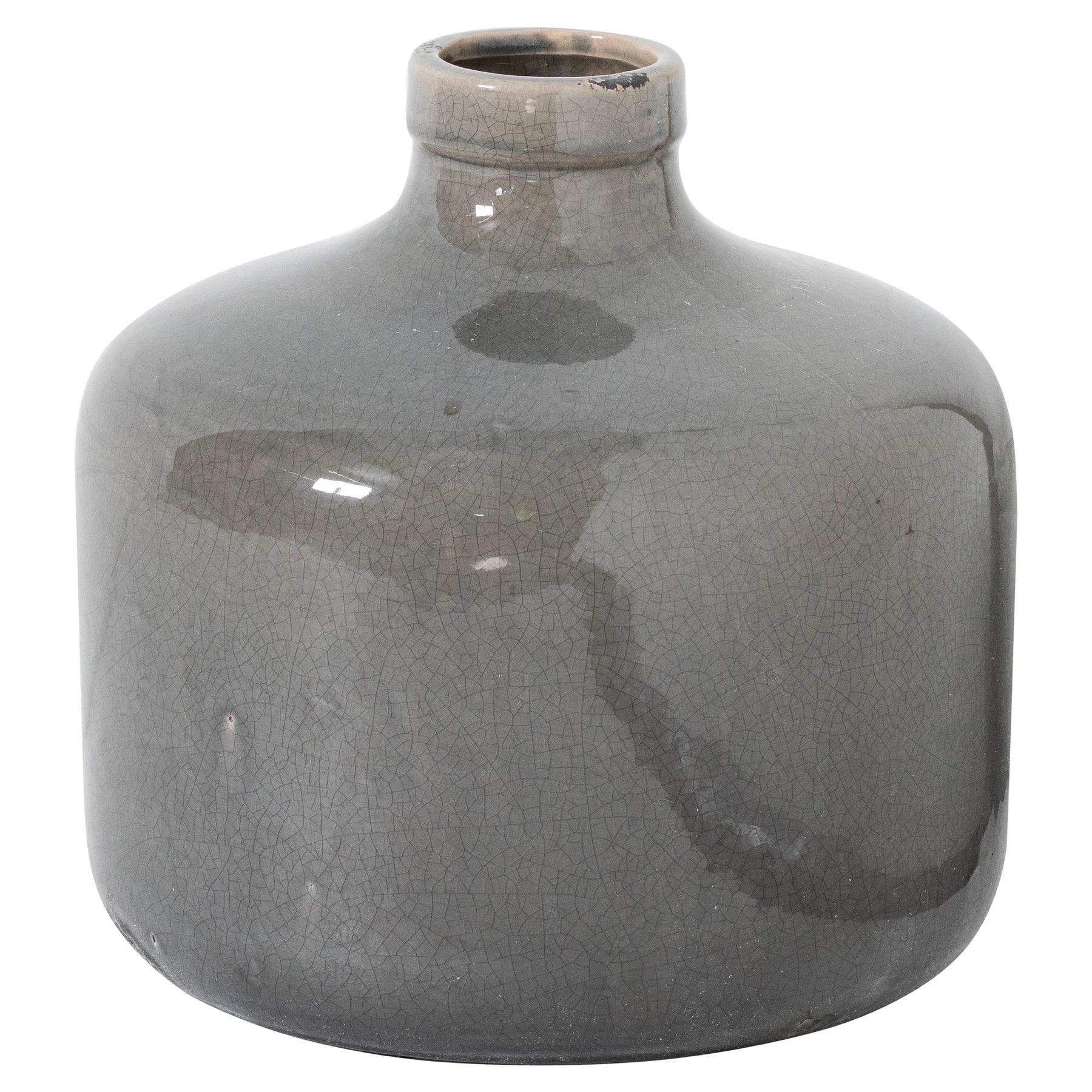 Garda Grey Glazed Chive Vase | Kaiku