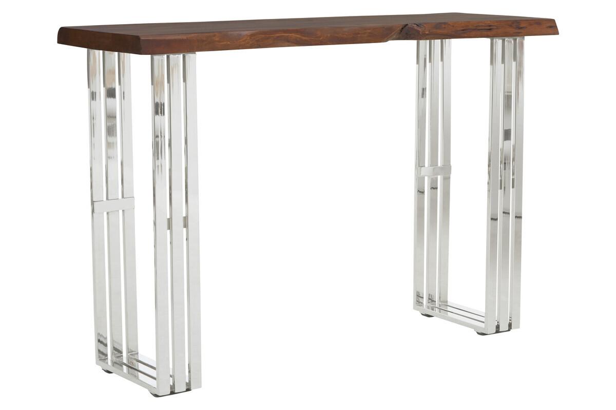 Hampstead Natural And Silver Console Table | Kaiku