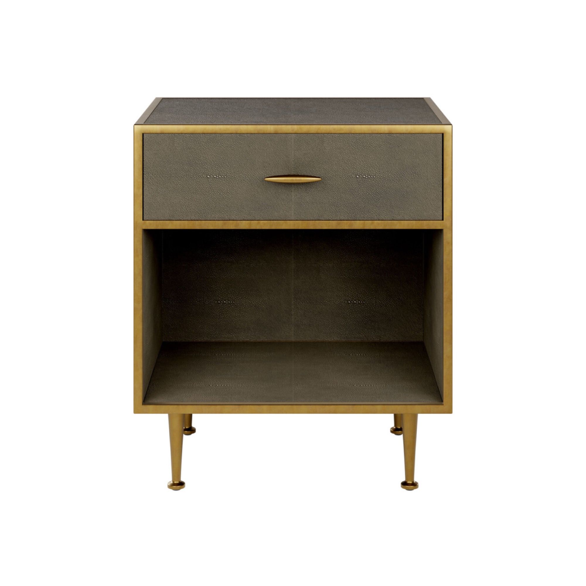 Hampton Grey Bedside Table | Kaiku