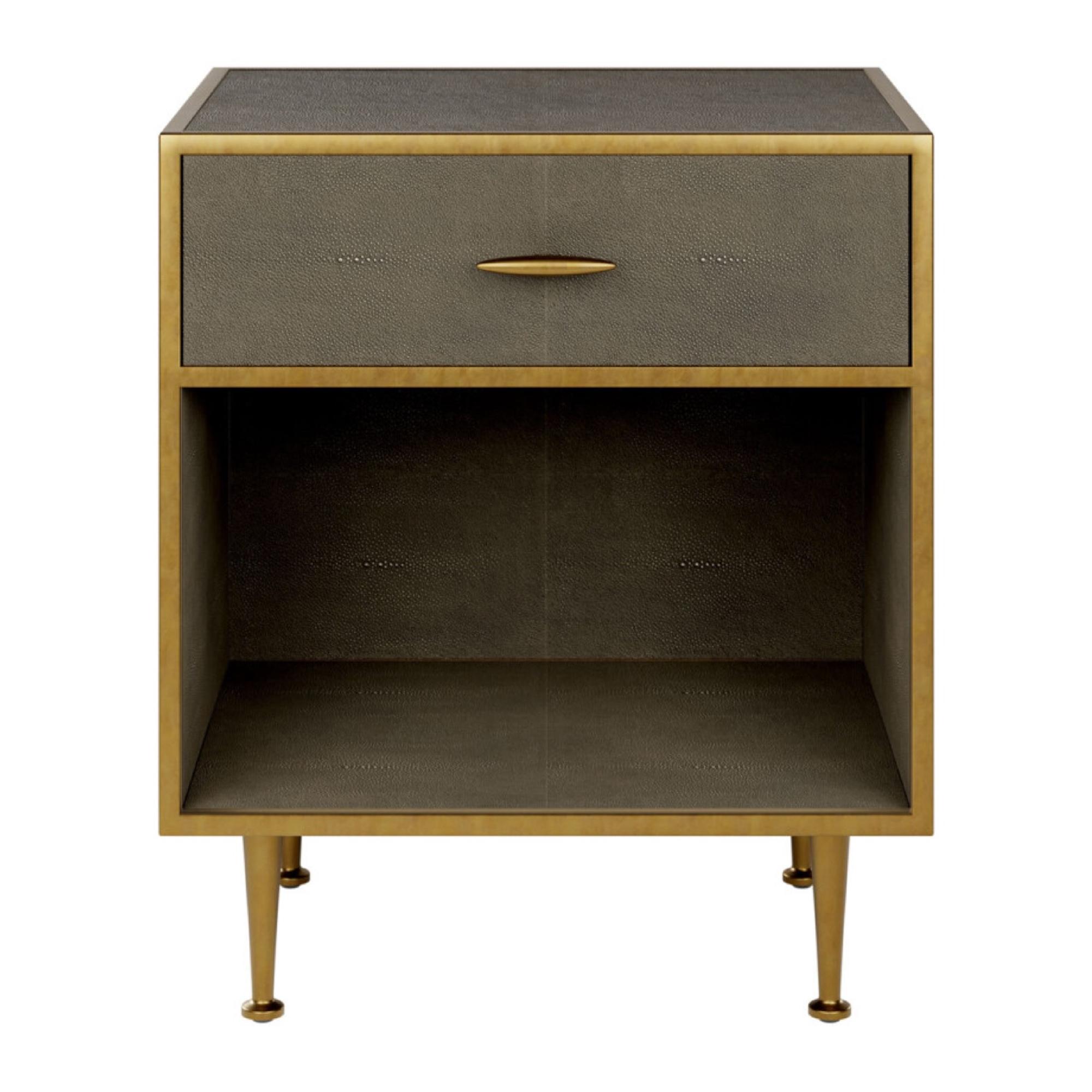 Hampton Grey Bedside Table | Kaiku