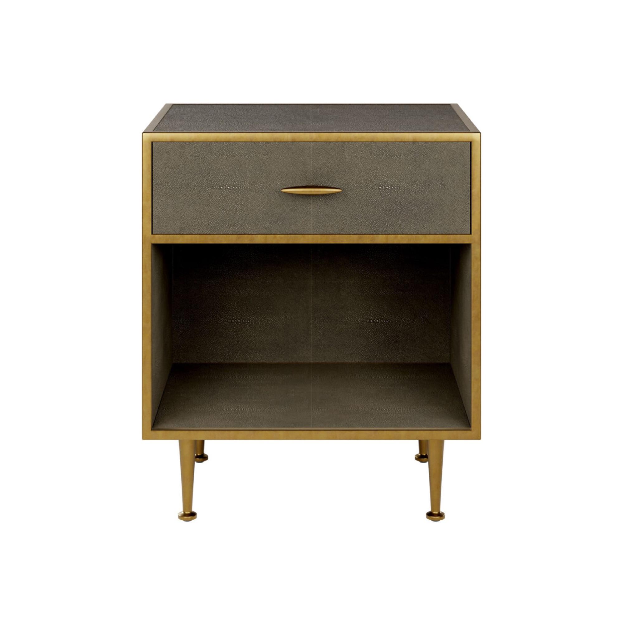 Hampton Grey Bedside Table | Kaiku