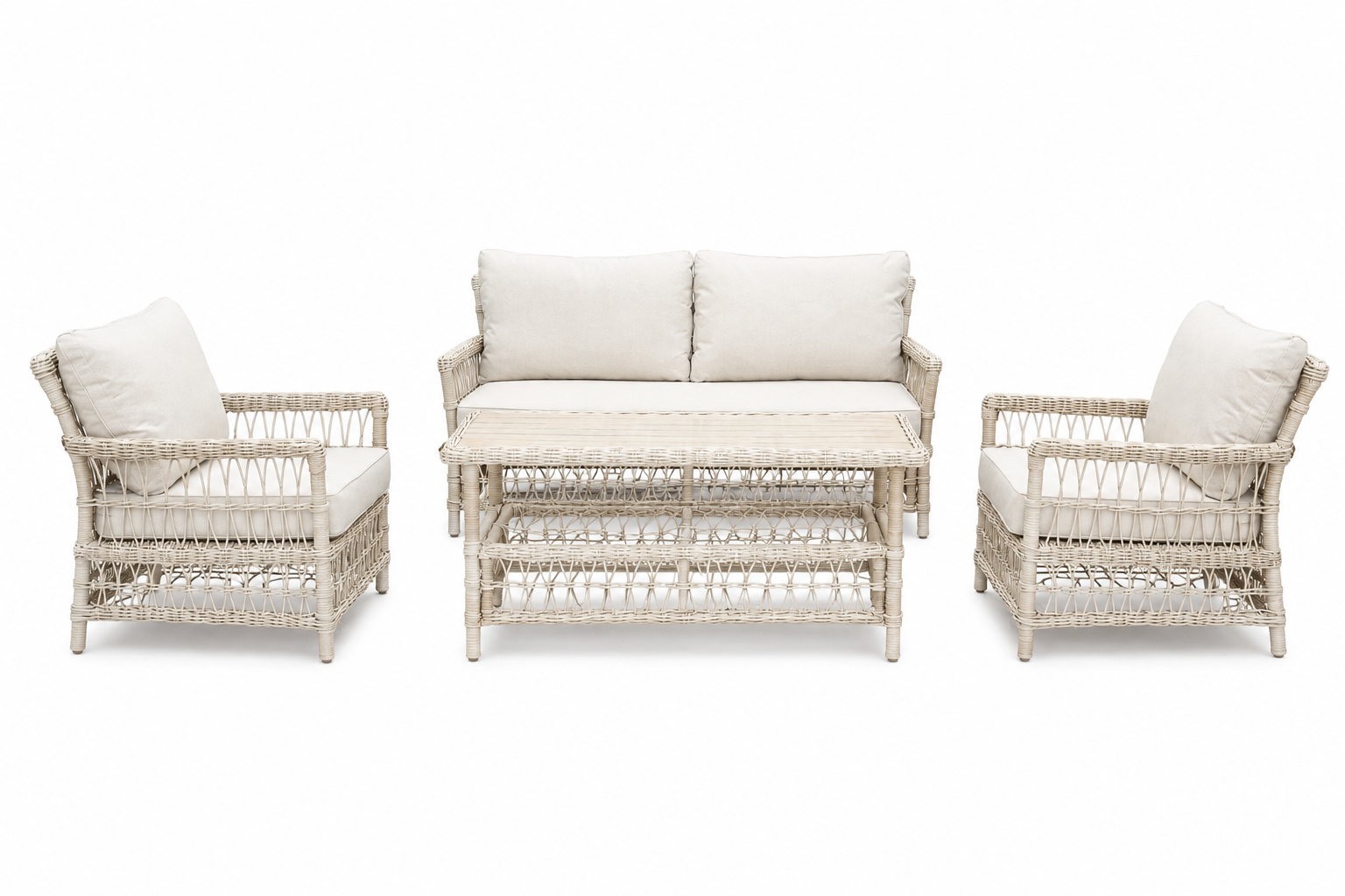 Provence Collection Outdoor 4 Seater Lounge Set | Kaiku