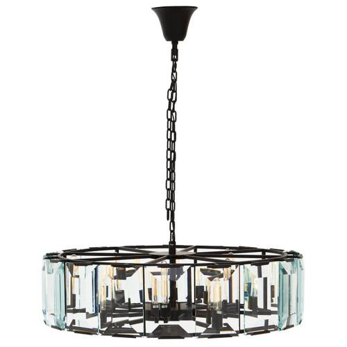 Babylon Large Black 12 Light Pendant Light | Kaiku