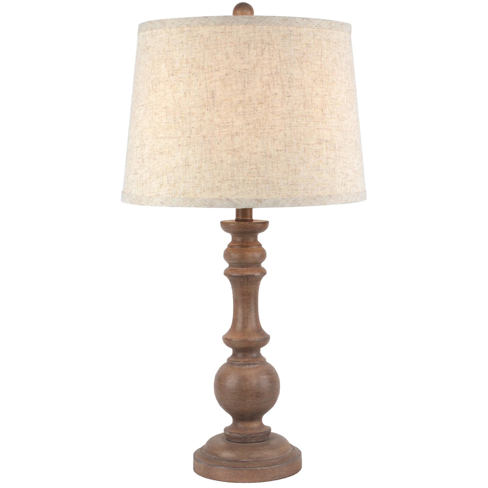 Seraphia Table Lamp with Edged Linen Shade | Kaiku
