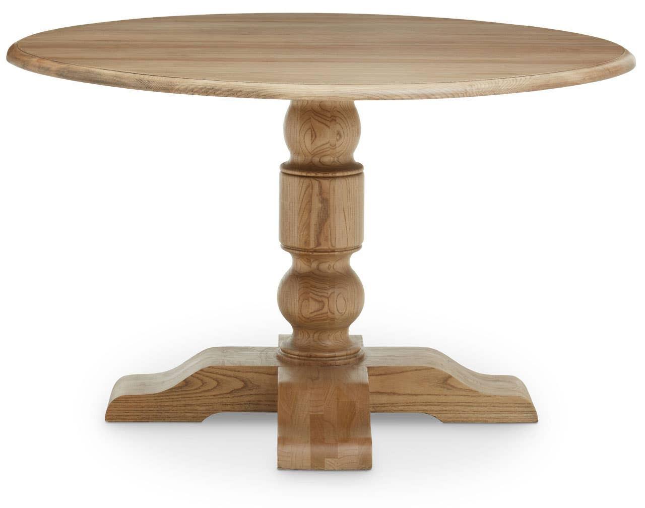 Parkside Oak Wood Round Dining Table | Kaiku