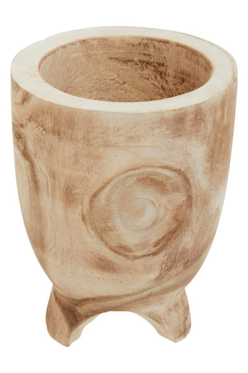 Arlo Small Natural Wooden Planter | Kaiku