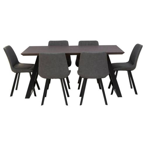 Westford Dining Table with 6 Chairs Set | Kaiku