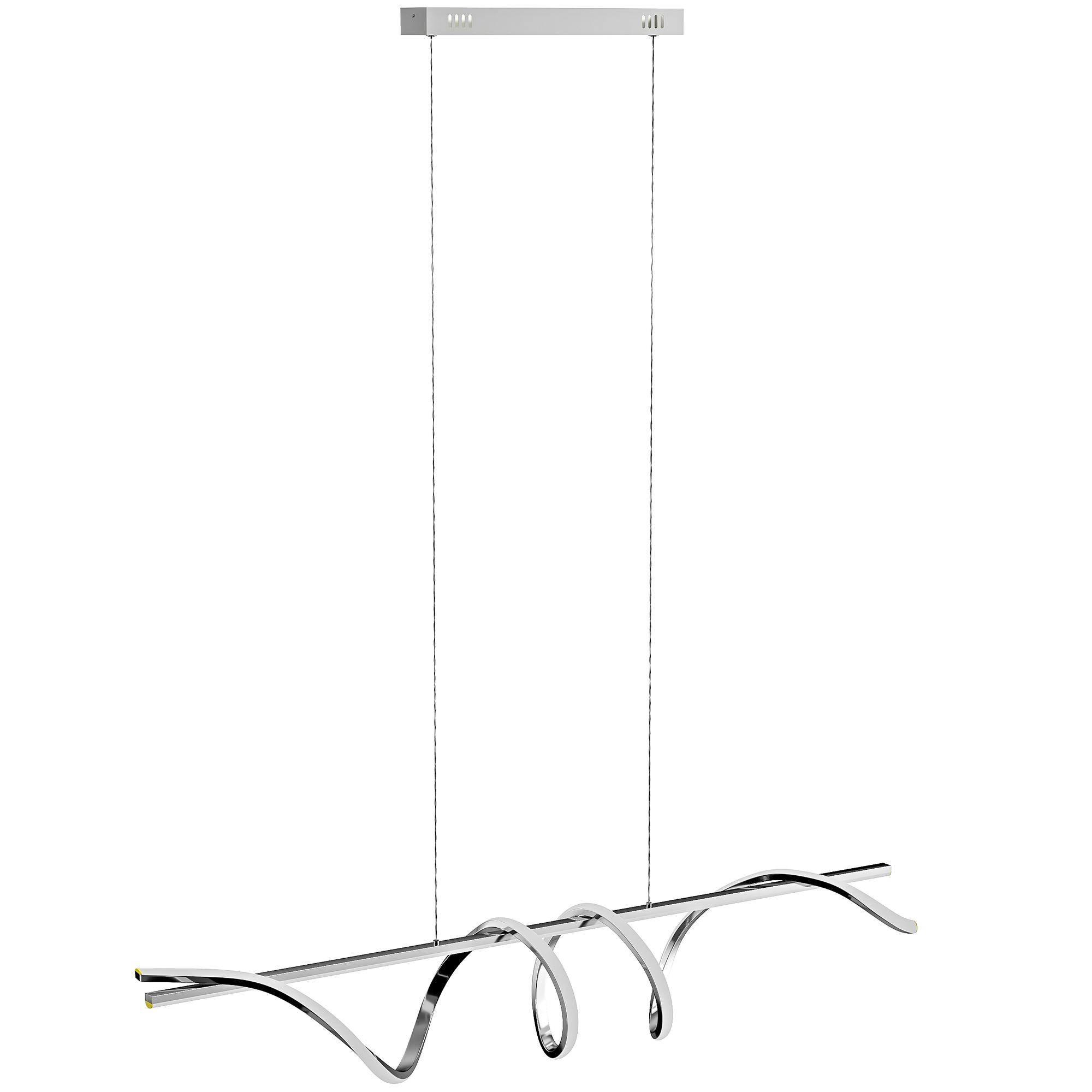 Pendant Light with Three Colour Temperatures, Silver | Kaiku