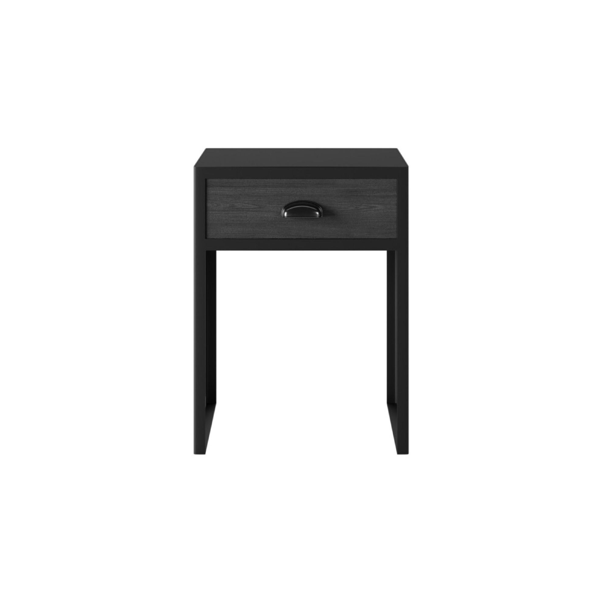 Grafton Black Bedside Table | Kaiku