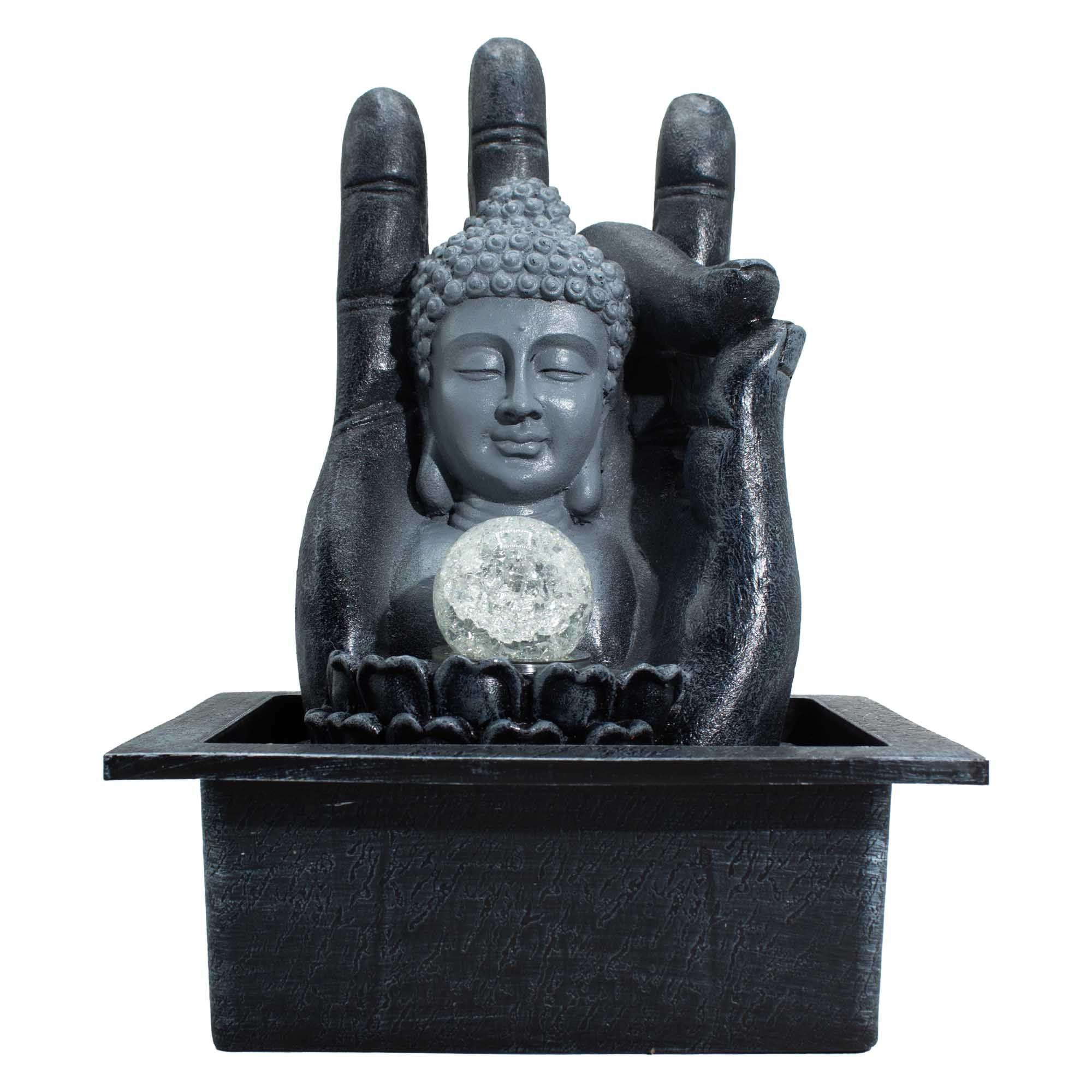 Buddha Hand & Head Tabletop Water Feature | Kaiku