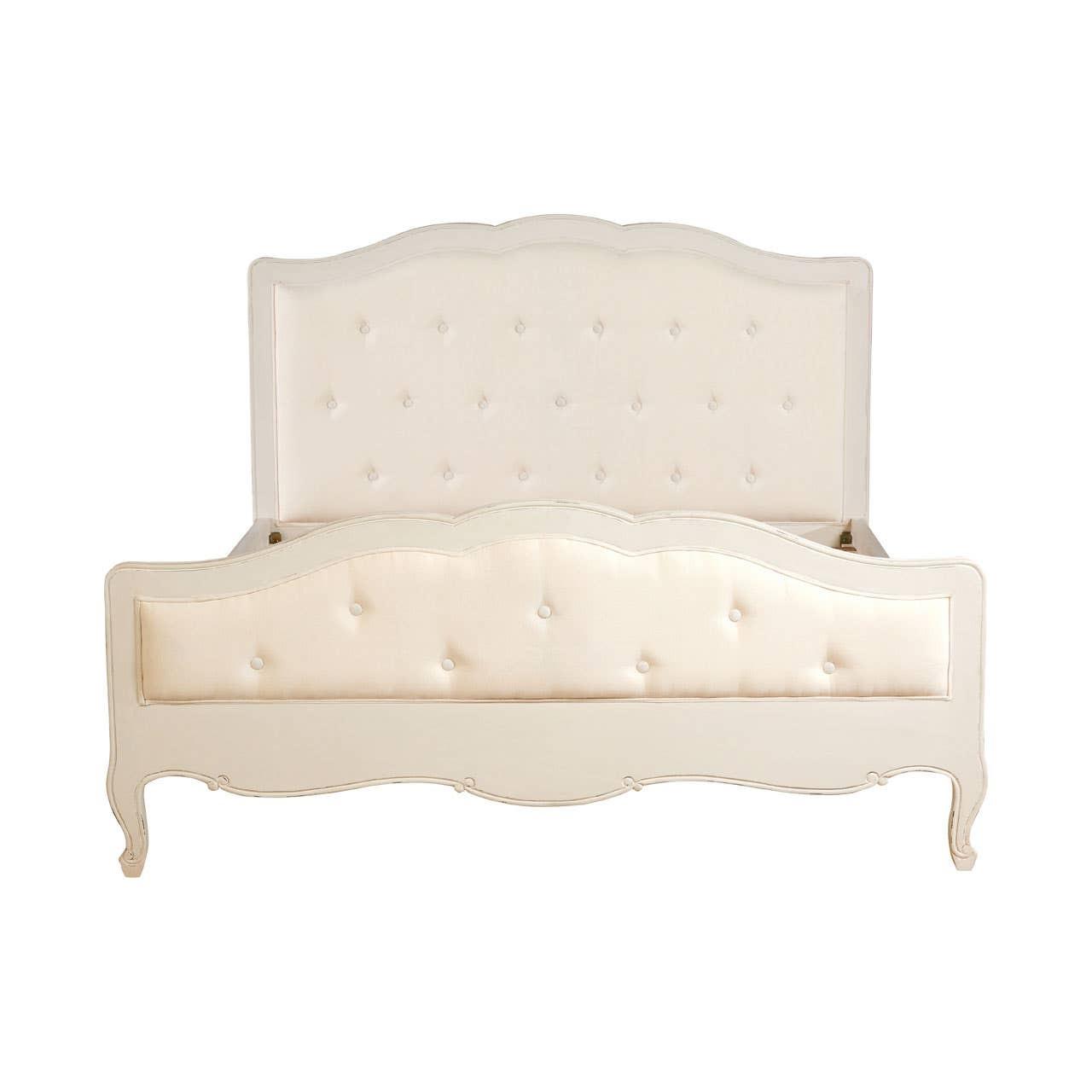 Loire White Kingsize Bed | Kaiku