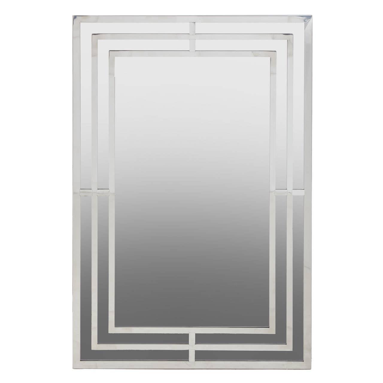 Avelino Silver Frame Wall Mirror | Kaiku