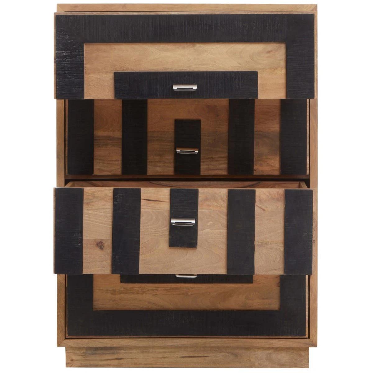 Salem Mango Wood Chest of 4 Drawers | Kaiku