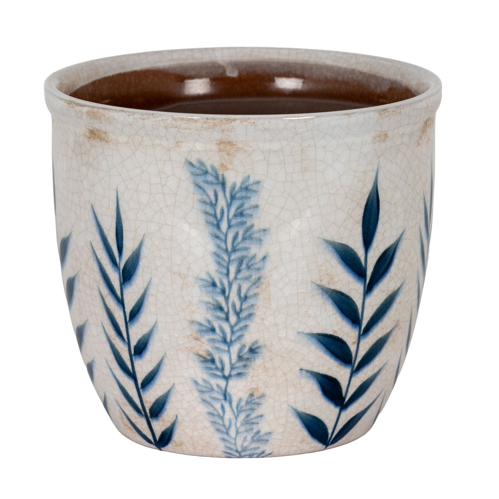 Small Blue Flora Planter Pot | Kaiku