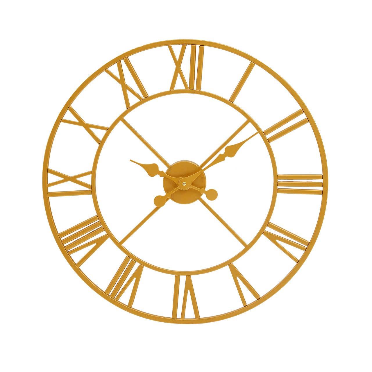 Vitus Gold Finish Wall Clock | Kaiku
