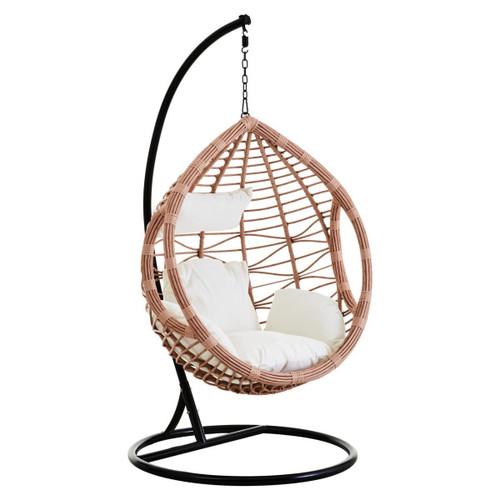 Goa Natural Rattan Effect Hanging Chair | Kaiku