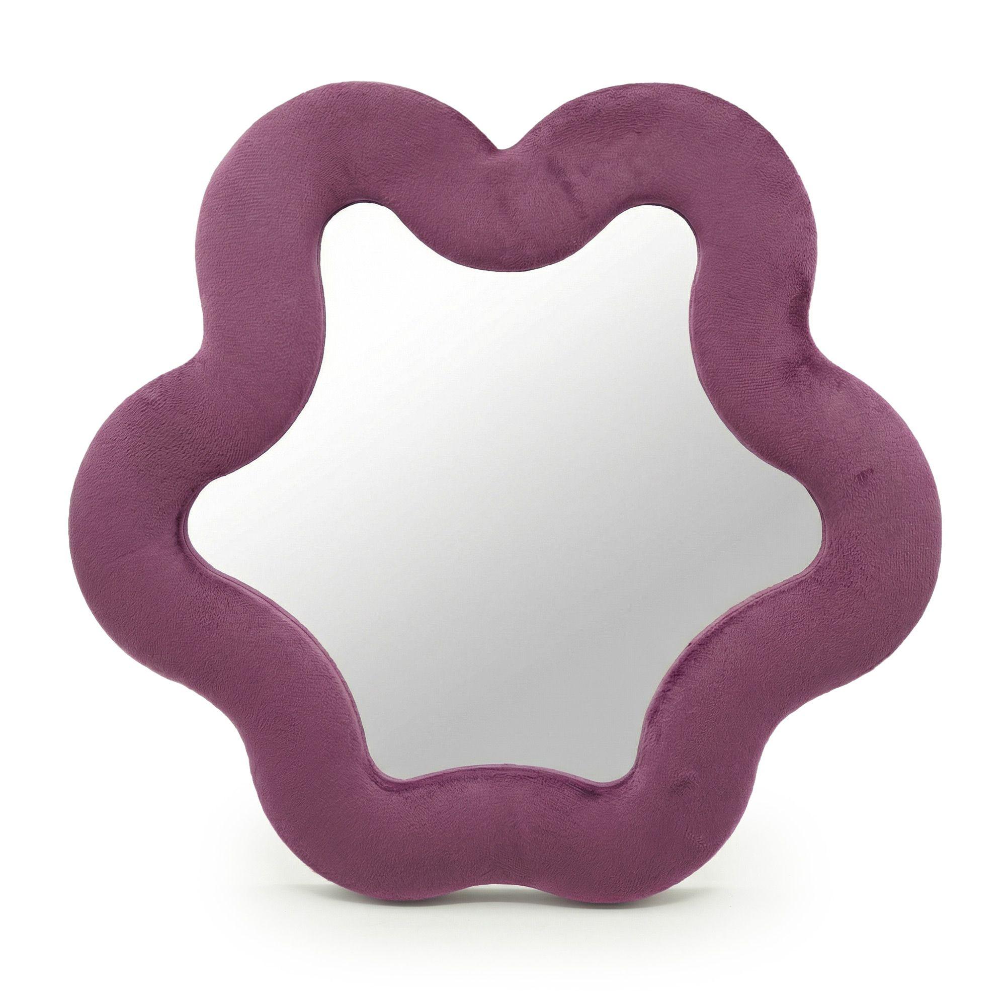 Soft Squiggly Mirror – Star – Mauve (33x31x2.3cm) | Kaiku