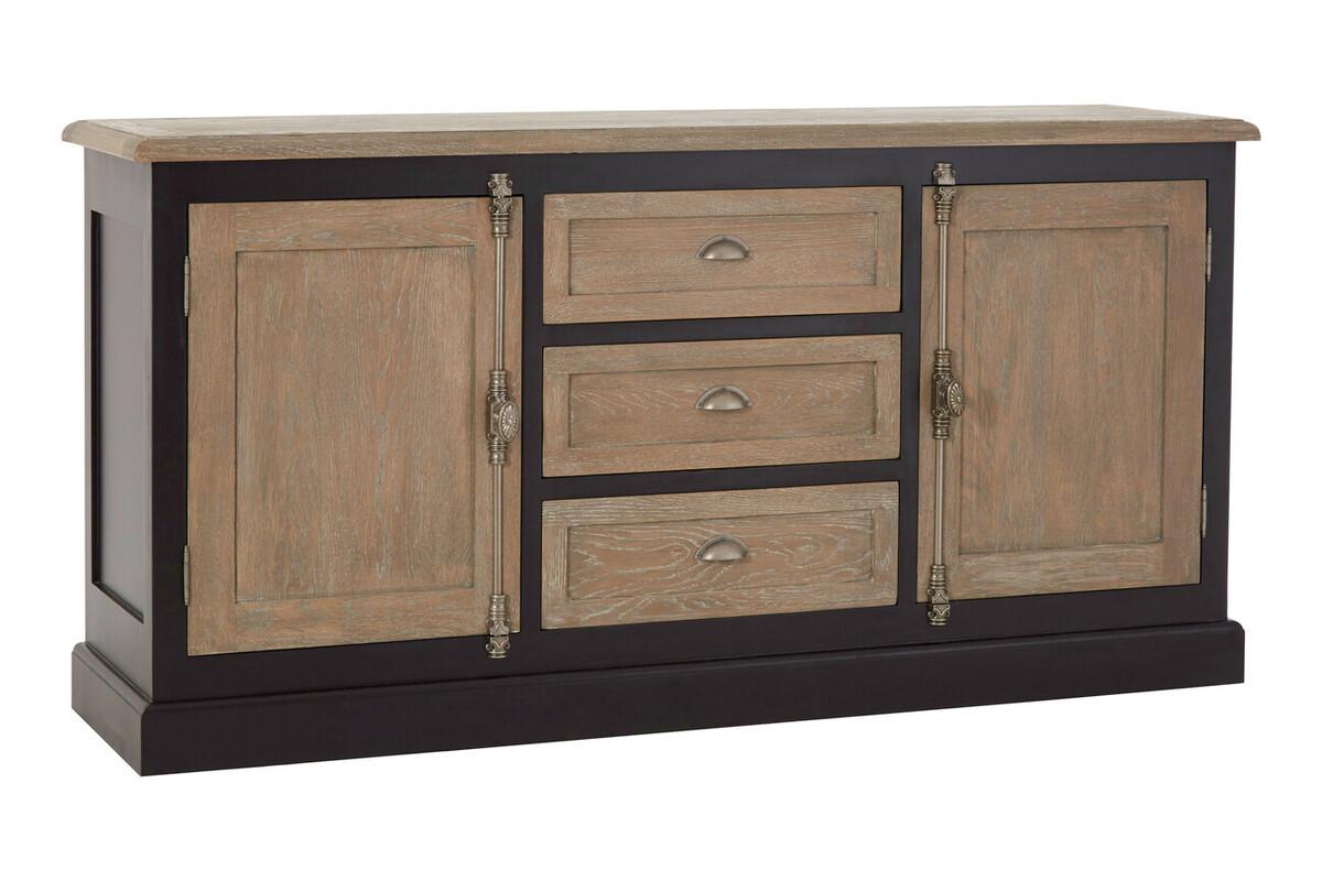 Kensington Townhouse Grey Wash and Antique Black Sideboard | Kaiku